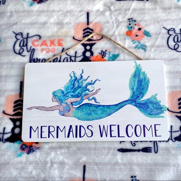 1 LEFT! 🧜🏻‍♀️ Mermaids Welcome Wall Hanging Sign 🧜🏻‍♀️ - Picture 6 of 6